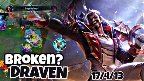 Wild Rift DRAVEN DRAVEN BROKEN ADC IN PATCH 3 4B GAMEPLAY BUILD