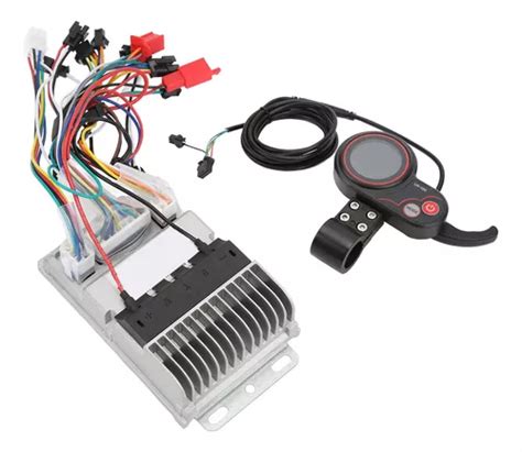 Controlador Sem Escova De Motor 48v 60v 500w Lh100 Lcd Displ