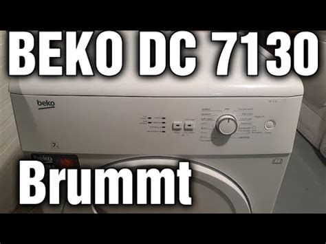 Beko Dc Brummt Beim Einschalten Anlaufkondensator Wechseln Youtube