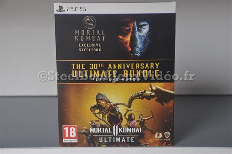 Présentation Du Steelbook Mortal Kombat 30th Anniversary Ultimate