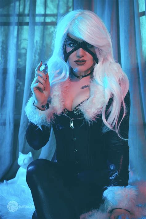 🔥 Hot Cosplay Models 🔥 On Twitter Black Cat Cosplay By Ohmysophii 💙💜💙💜 Check Out More Hot