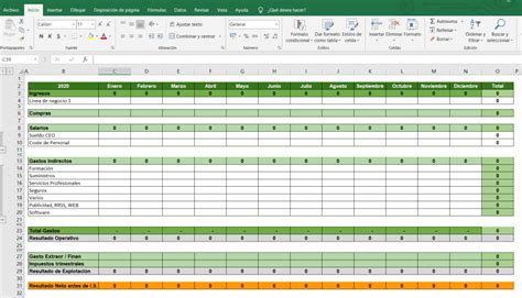 C Mo Crear Una Cuenta De Resultados En Excel Excelyfinanzas