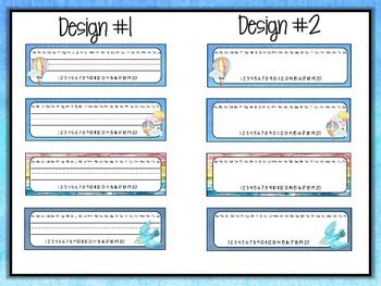 Hot Air Balloon Classroom Decor Editable Name Plates By April Showers