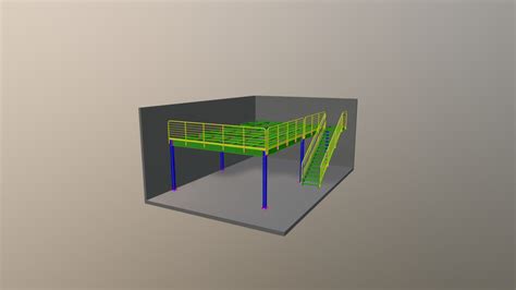 Mezanino D Model By Jacksteel Engenharia Jacksonjader D E