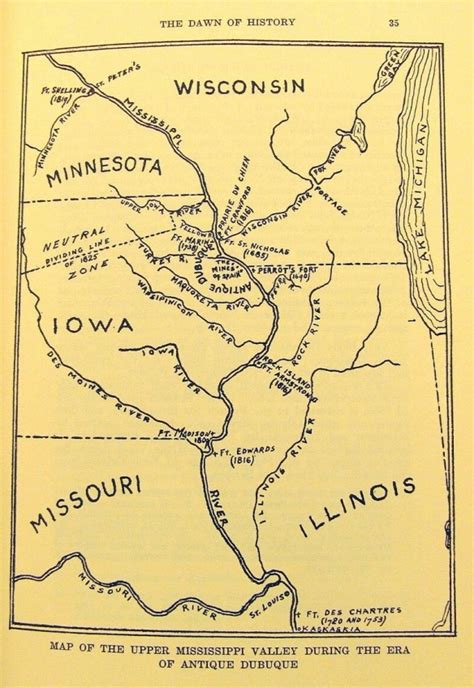 1833 map of mississippi river valley | Our Iowa Heritage