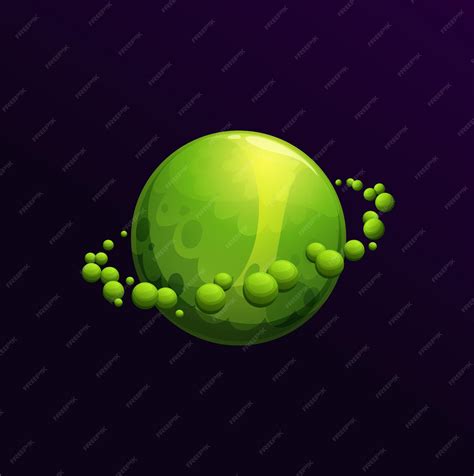 Premium Vector | Cartoon galaxy star small planets ring in space