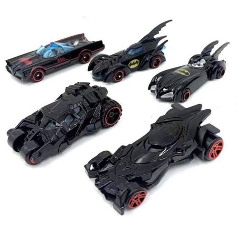 Kit Carrinho De Ferro Batmovel Estilo Hot Wheels Miniaturas Colecion Veis Batman Carrinho
