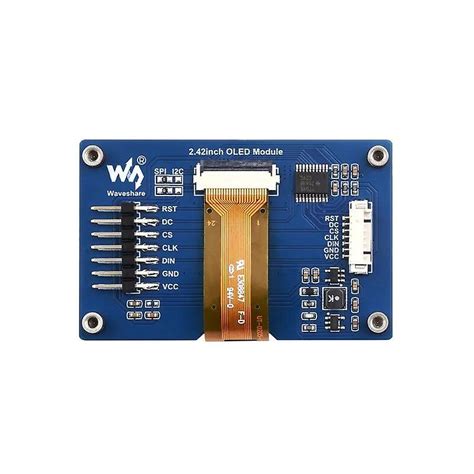 Waveshare 2 42 Zoll OLED Display Modul 12864 Auflösung SPI I2C für