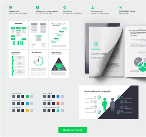 Human Resource HRM PowerPoint template - TemplateMonster