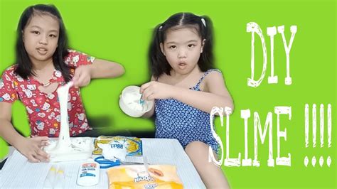 Diy Slime Paano Gumawa Ng Slime 2 Ingredients Youtube