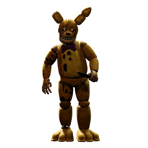 Withered Springbonnie Render By Brendanschannel On Deviantart