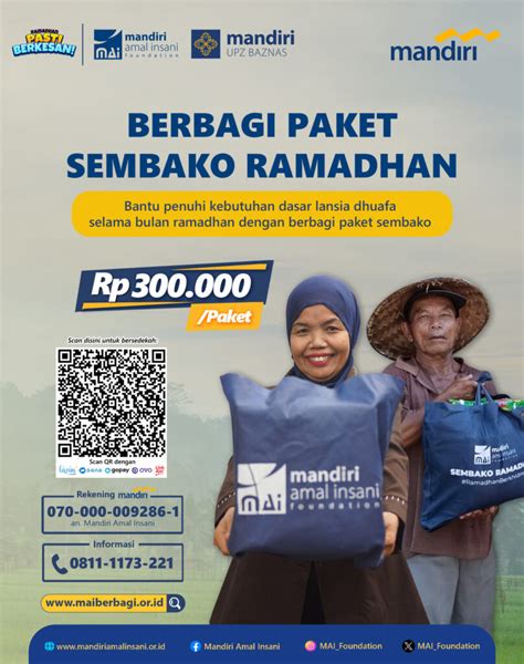 Peduli Dengan Berbagi Sembako Ramadan Lembaga Amil Zakat Nasional