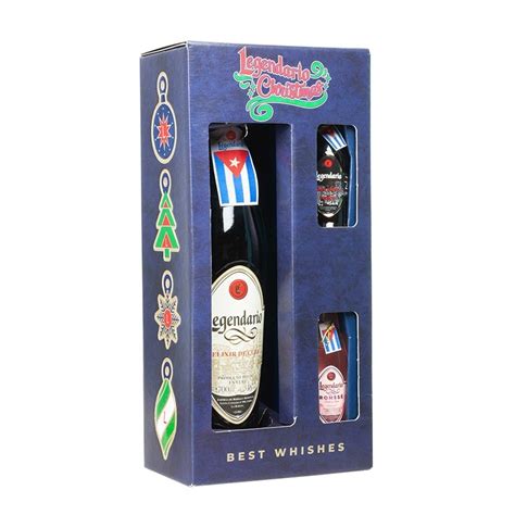 LEGENDARIO Elixir De Cuba Navidad Geschenkset 34 Vol 0 7 Liter In