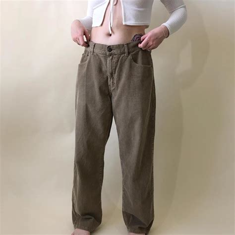 Calvin Klein Corduroy Pants Classic Tan Soft Depop