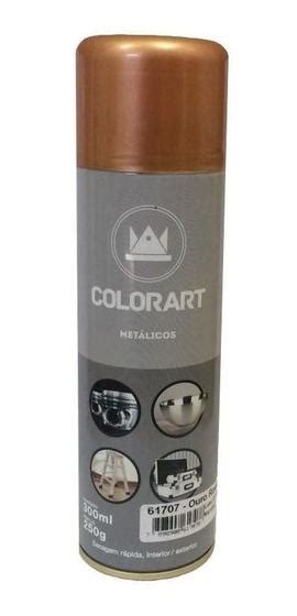 Tinta Spray Ouro Rose Met Lica Colorart Ml Color Art Tinta Spray