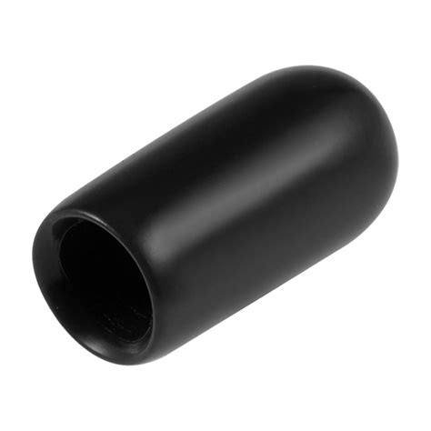 Uxcell Mm Round Black Vinyl End Cap Screw Thread Protectors Rubber