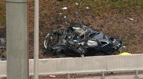 Two Teens Dead After Car Flies Off Overpass On Decarie Expressway Ctv