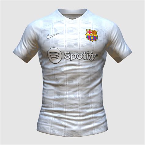 Barcelona White Kit Competition Fifa Kit Creator Showcase