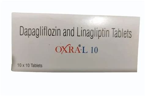 10mg Oxra L Dapagliflozin Linagliptin Tablets At 193 Stripe