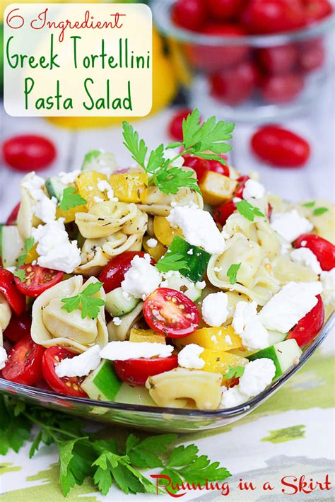 Greek Tortellini Pasta Salad