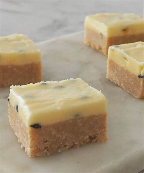 No Bake Passionfruit Slice Create Bake Make