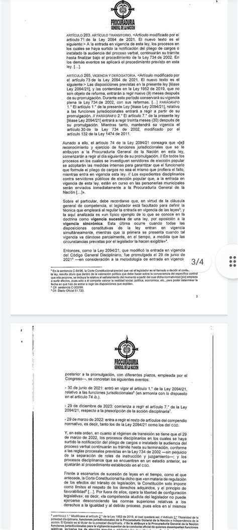 Divulgación Jurídica on Twitter Concepto de la Procuraduría