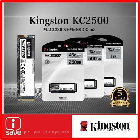 Kingston Kc M Nvme Ssd Gen Gb Gb Tb Skc M G