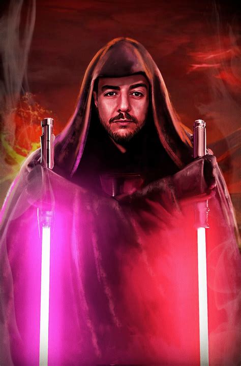 Star Wars Portrait With Sith for Posters or Canvases as a Funny Star ...