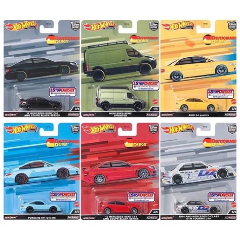 Hot Wheels Premium DEUTSCHLAND DESIGN SERIES Porsche Mercedes Audi Shopee