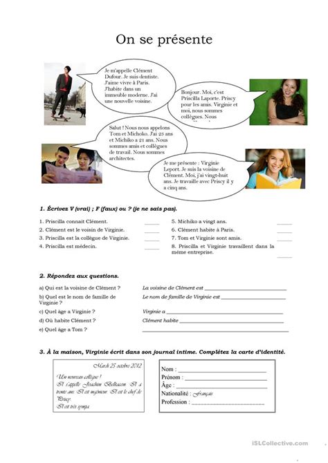 Fle Fiches P Dagogiques Gratuites X Artofit