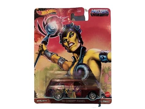 Hot Wheels Pop Culture MOTU Mix Vehicles Chevy Panel Evil Lyn Inbox Toys