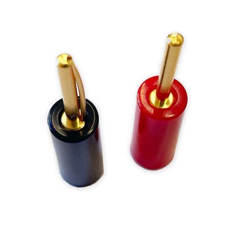 Airloc 3mm Banana Plug Termination Pair Crimp Fitting By QED Cables