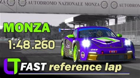 Monza 992Cup Fast Lap IRacing Fixed Setup 2022 PCA W TELEMETRY