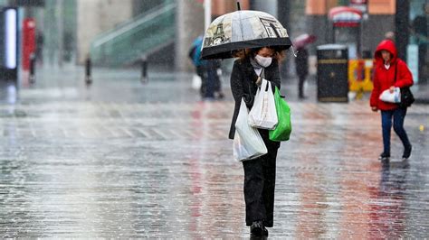 Uk Weather Uk To Be Hit By Rain Gales And Thunderstorms As Temperatures Drop Uk News Sky News