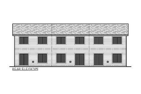 Triplex House Plan With Bedroom Units Lb Architectural