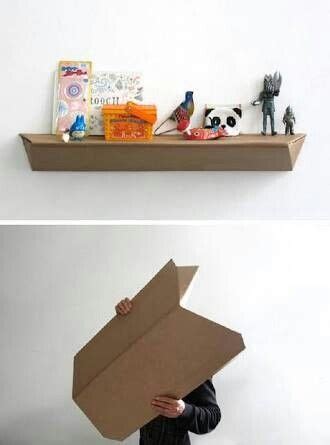 Recycled Crafts How To Make An Highly Resistant Cardboard Shelf Artofit