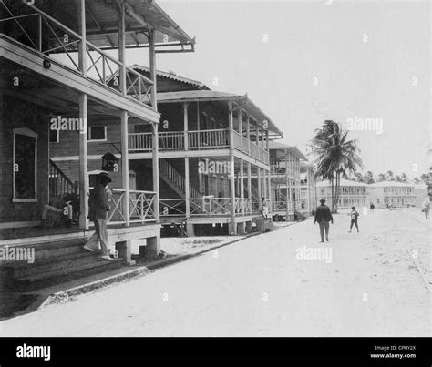 The construction of the Panama Canal, 1904 Stock Photo - Alamy