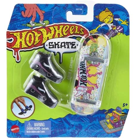 Hot Wheels Skate De Dedo Tenis Grub Grind