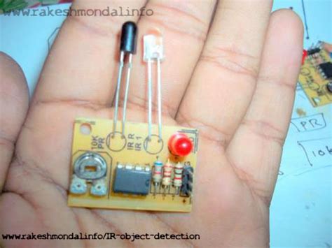 IR Object Detection Circuit: IR LED and Photodiode Module