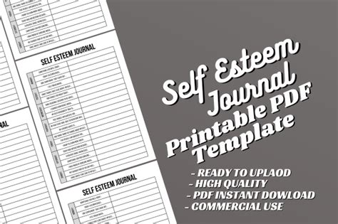 Self Esteem Journal Canva Template Graphic By Alternative Creative