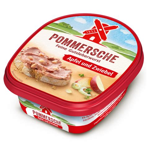 Pommersche Gutsleberwurst Apfel und Zwiebel Rügenwalder Mühle