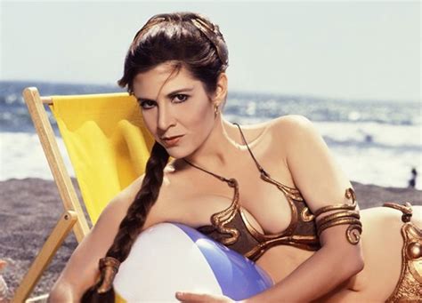 Check Out These Vintage Pictures Of Carrie Fisher Rocking Her Famous Metal Bikini
