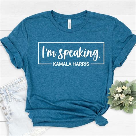 Kamala Harris T Shirt I Am Speaking Shirt 2020 Shirt Kamala Etsy