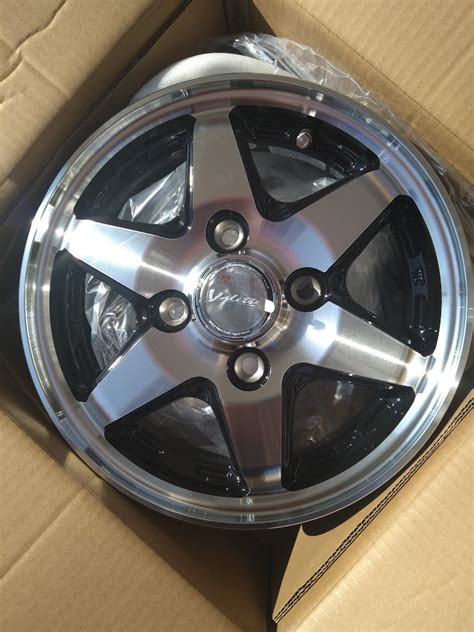 HOT STUFF 12インチ 4穴 100 4B ヴァレット アンクレイ ブラックポリッシュ ホイール単品 4本セット タイヤホイール専門店 ミクスト 通販 Yahoo ショッピング