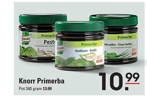 Knorr Primerba Promotie Bij Sligro