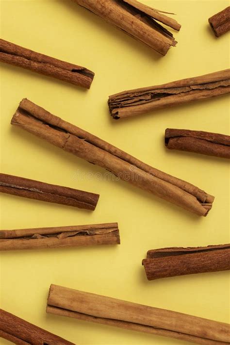 Dried Bark Strips Of Ceylon Cinnamon Cinnamomum Verum And Indonesian