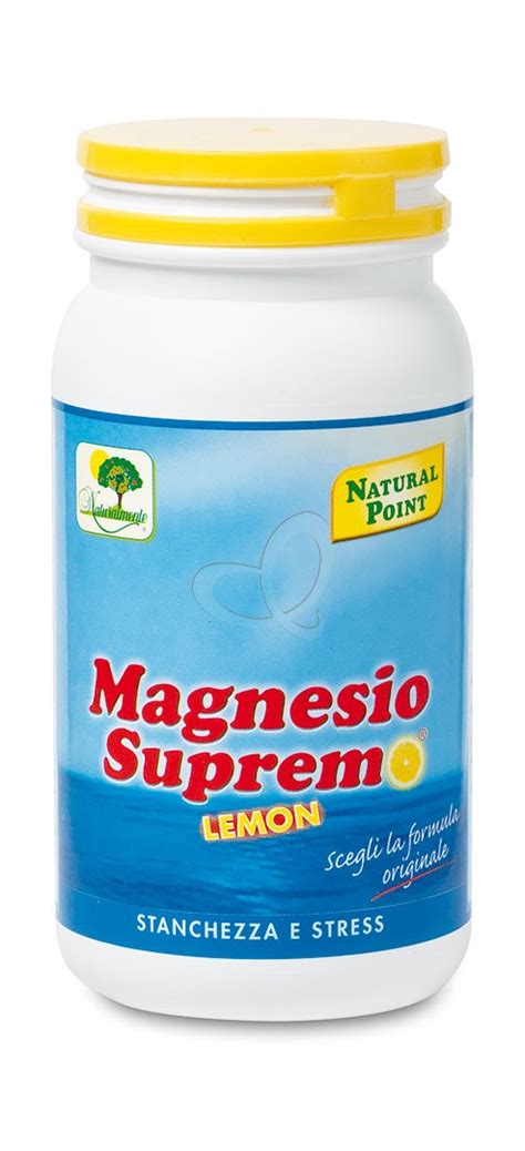 Magnesio Supremo Polvere 150 Grammi Gusto Limone Top Farmacia