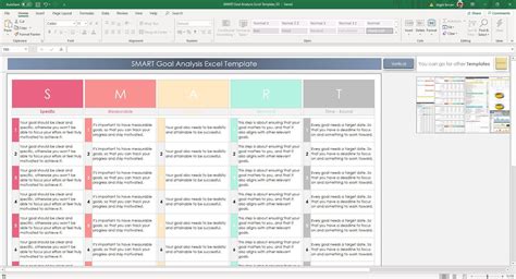 This Smart Goal Analysis Excel Template Smart Is An Effective Tool