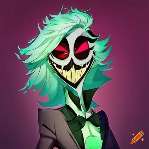 Green Hazbin Hotel Character Resembling Lucifer Named Astaroth Or