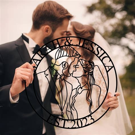 custom metal portrait sign memonin